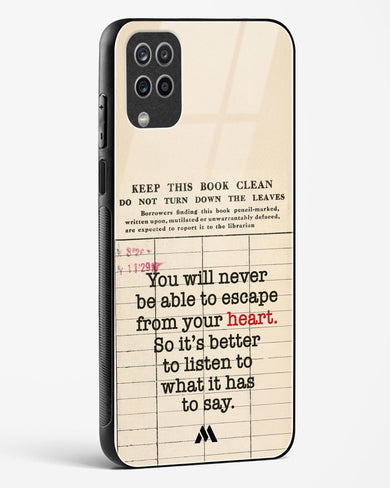 Listen to your Heart Glass Case Phone Cover (Samsung)
