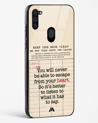 Listen to your Heart Glass Case Phone Cover (Samsung)