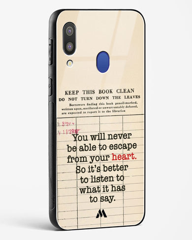 Listen to your Heart Glass Case Phone Cover (Samsung)