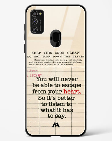 Listen to your Heart Glass Case Phone Cover (Samsung)