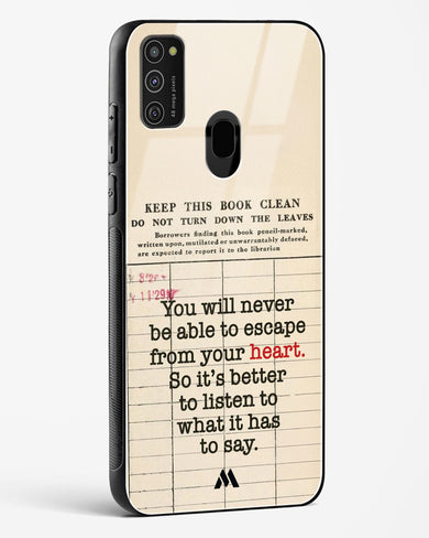 Listen to your Heart Glass Case Phone Cover (Samsung)