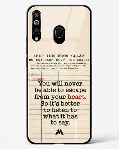 Listen to your Heart Glass Case Phone Cover (Samsung)