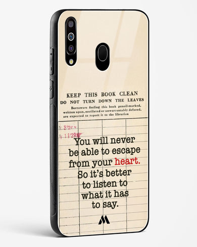 Listen to your Heart Glass Case Phone Cover (Samsung)