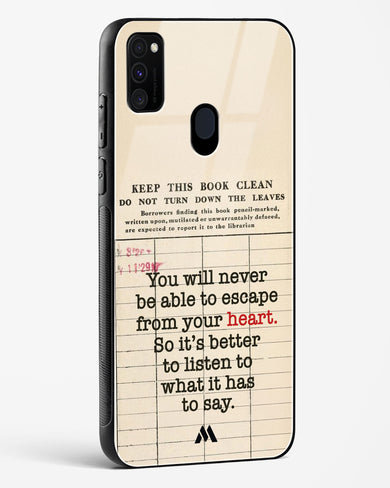 Listen to your Heart Glass Case Phone Cover (Samsung)