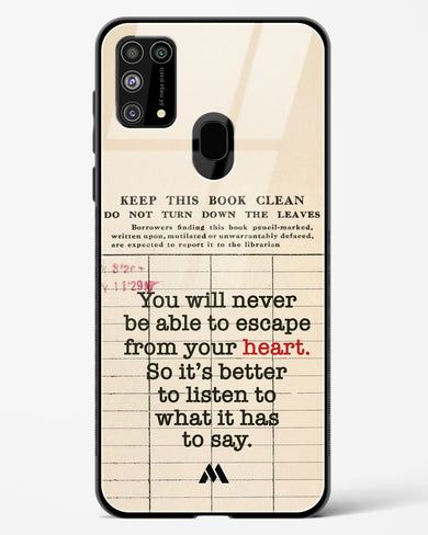 Listen to your Heart Glass Case Phone Cover (Samsung)