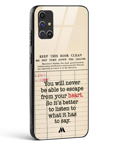 Listen to your Heart Glass Case Phone Cover (Samsung)