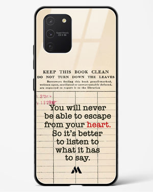 Listen to your Heart Glass Case Phone Cover (Samsung)