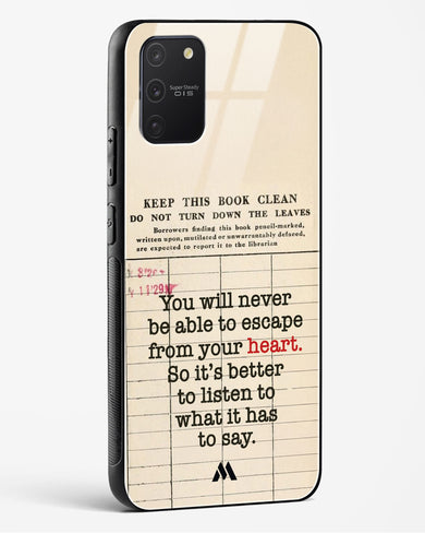 Listen to your Heart Glass Case Phone Cover (Samsung)