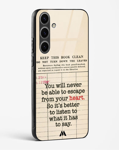 Listen to your Heart Glass Case Phone Cover (Samsung)
