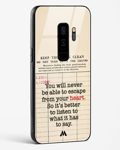 Listen to your Heart Glass Case Phone Cover (Samsung)