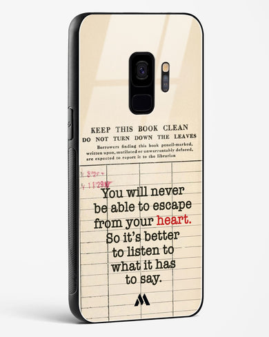Listen to your Heart Glass Case Phone Cover (Samsung)