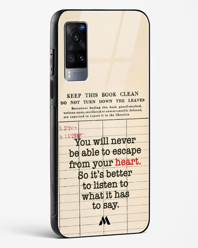 Listen to your Heart Glass Case Phone Cover (Vivo)