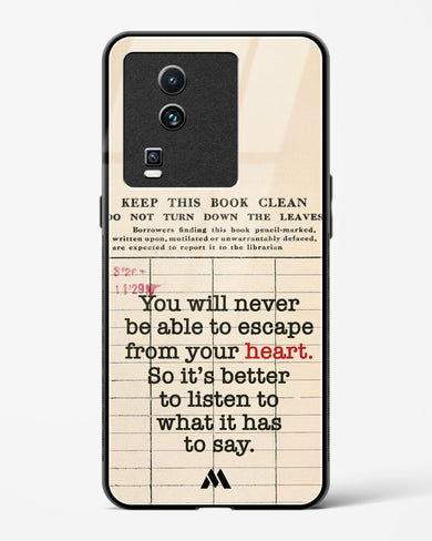 Listen to your Heart Glass Case Phone Cover (Vivo)