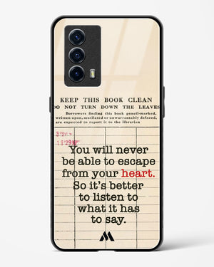 Listen to your Heart Glass Case Phone Cover (Vivo)