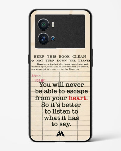 Listen to your Heart Glass Case Phone Cover (Vivo)