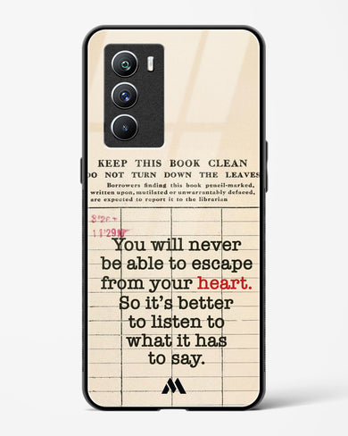 Listen to your Heart Glass Case Phone Cover (Vivo)