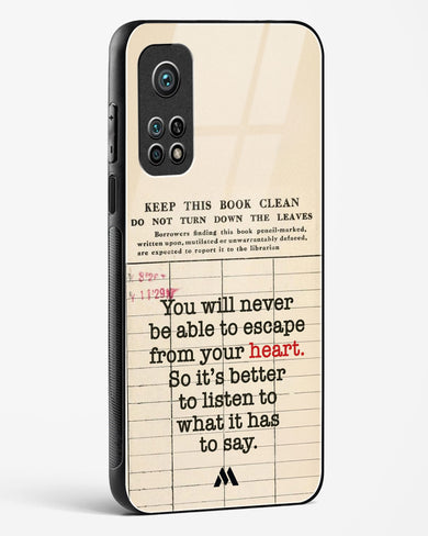 Listen to your Heart Glass Case Phone Cover (Xiaomi)