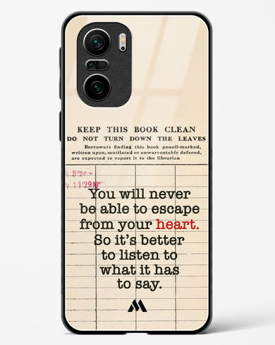 Listen to your Heart Glass Case Phone Cover (Xiaomi)
