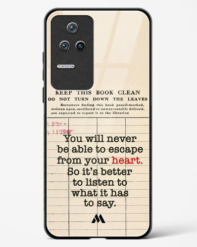 Listen to your Heart Glass Case Phone Cover (Xiaomi)