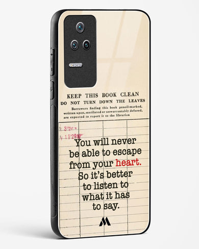 Listen to your Heart Glass Case Phone Cover (Xiaomi)