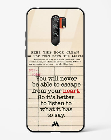 Listen to your Heart Glass Case Phone Cover (Xiaomi)