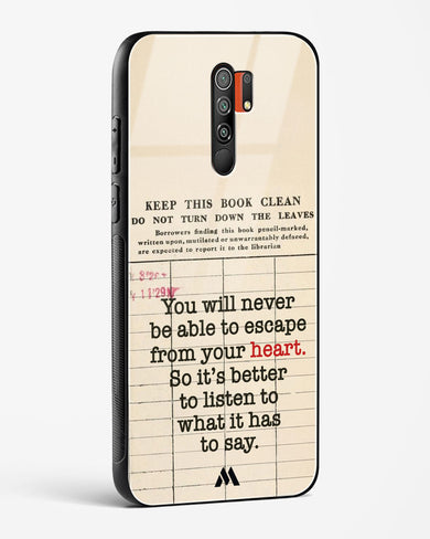 Listen to your Heart Glass Case Phone Cover (Xiaomi)