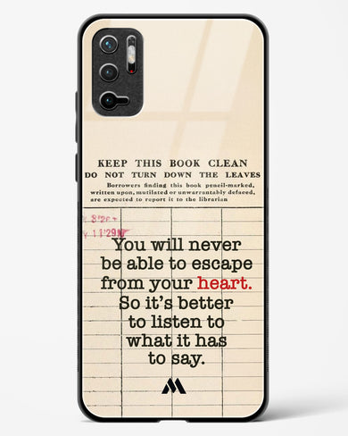 Listen to your Heart Glass Case Phone Cover (Xiaomi)