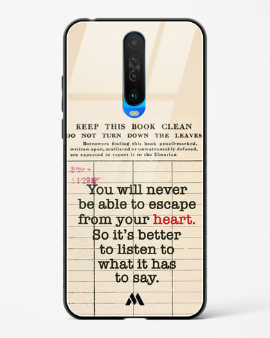 Listen to your Heart Glass Case Phone Cover (Xiaomi)