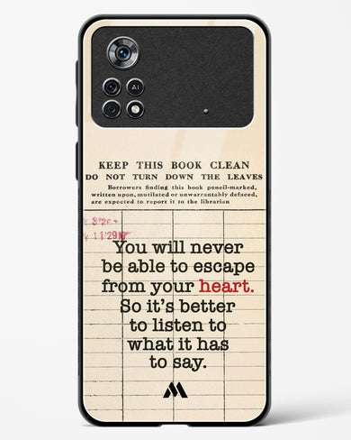 Listen to your Heart Glass Case Phone Cover (Xiaomi)