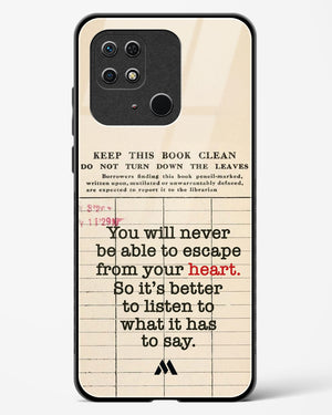 Listen to your Heart Glass Case Phone Cover (Xiaomi)