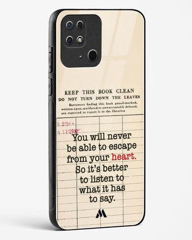 Listen to your Heart Glass Case Phone Cover (Xiaomi)