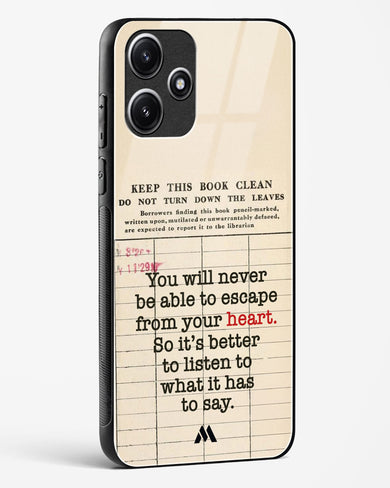 Listen to your Heart Glass Case Phone Cover (Xiaomi)