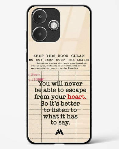 Listen to your Heart Glass Case Phone Cover (Xiaomi)