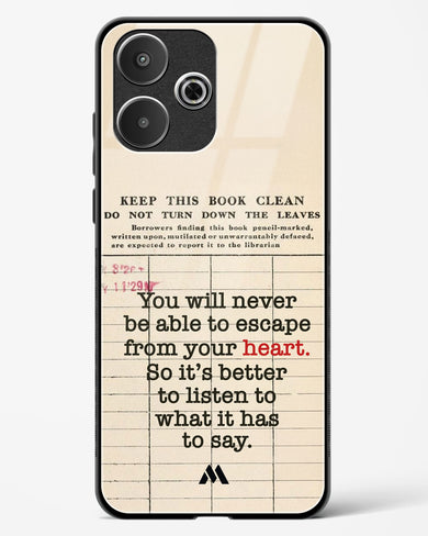 Listen to your Heart Glass Case Phone Cover (Xiaomi)