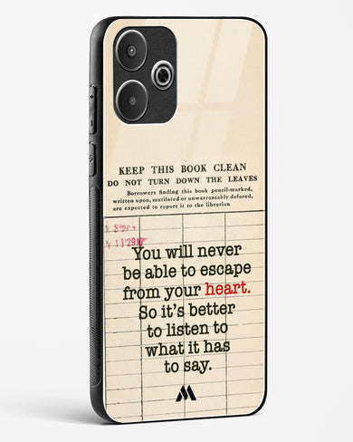 Listen to your Heart Glass Case Phone Cover (Xiaomi)