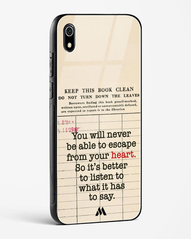 Listen to your Heart Glass Case Phone Cover (Xiaomi)