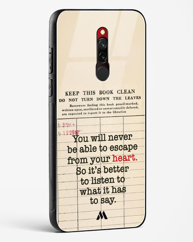 Listen to your Heart Glass Case Phone Cover (Xiaomi)