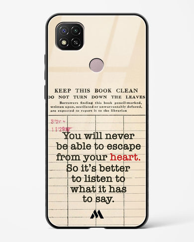 Listen to your Heart Glass Case Phone Cover (Xiaomi)