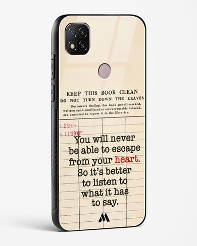 Listen to your Heart Glass Case Phone Cover (Xiaomi)