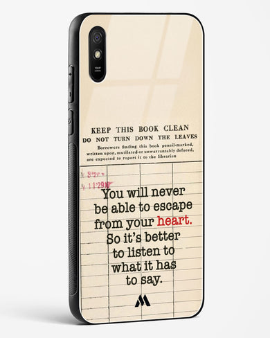 Listen to your Heart Glass Case Phone Cover (Xiaomi)
