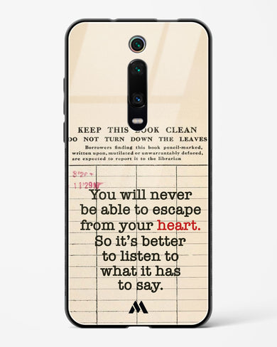 Listen to your Heart Glass Case Phone Cover (Xiaomi)