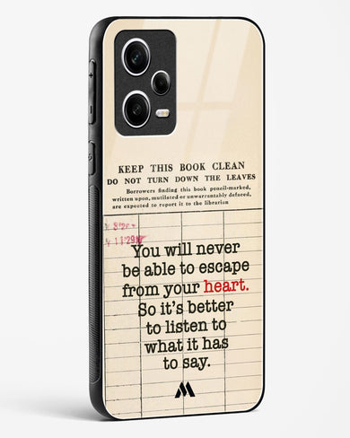 Listen to your Heart Glass Case Phone Cover (Xiaomi)