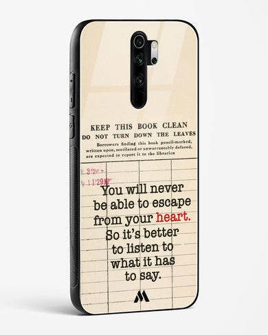 Listen to your Heart Glass Case Phone Cover (Xiaomi)