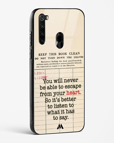 Listen to your Heart Glass Case Phone Cover (Xiaomi)