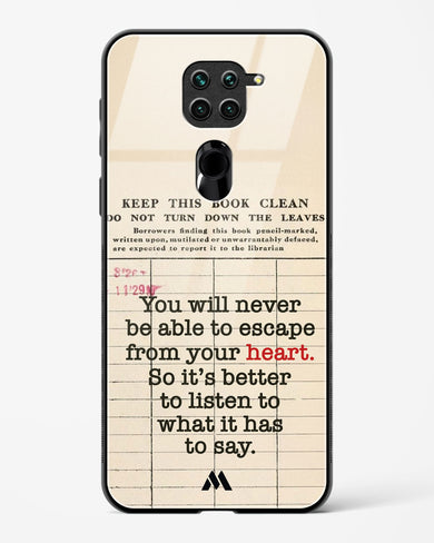 Listen to your Heart Glass Case Phone Cover (Xiaomi)