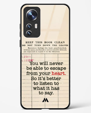 Listen to your Heart Glass Case Phone Cover (Xiaomi)