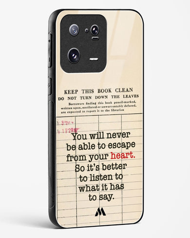 Listen to your Heart Glass Case Phone Cover (Xiaomi)