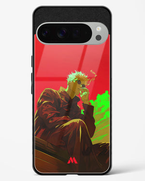 Scarlet Skies Serene Eyes Glass Case Phone Cover (Google)