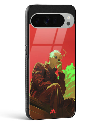 Scarlet Skies Serene Eyes Glass Case Phone Cover (Google)