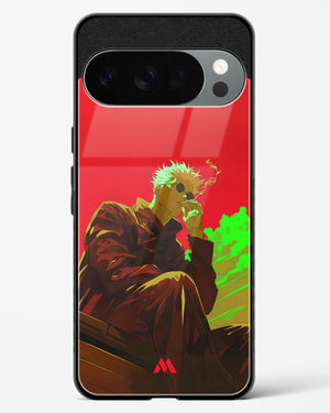 Scarlet Skies Serene Eyes Glass Case Phone Cover (Google)